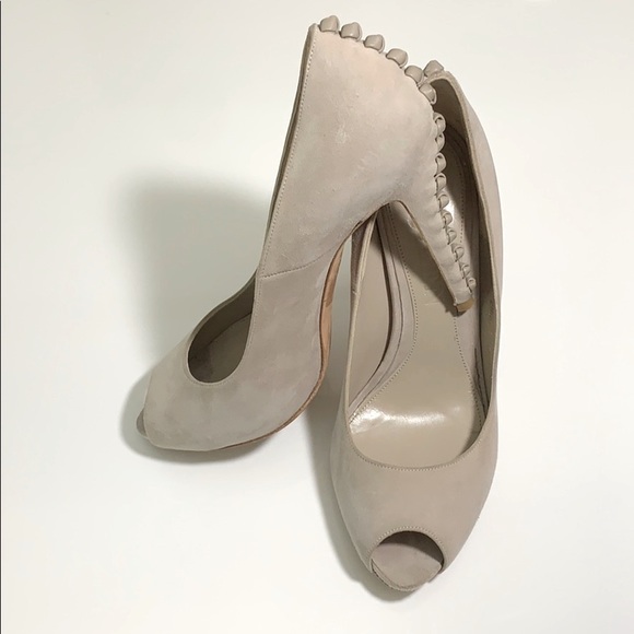 Alexander McQueen Gray Pumps Open Toe 6,5 - Picture 12 of 12